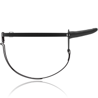 Fetish Submissive Silicone Strap-On Black 15 cm