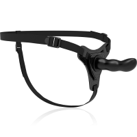 Fetish Submissive Silicone Strap-On Black 16 cm G-Spot