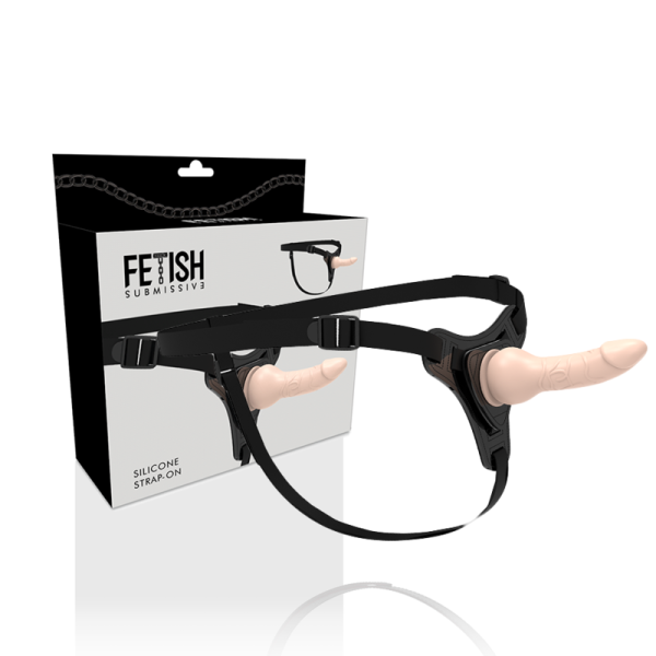 Fetish Submissive Silicone Strap-On Flesh 16 cm Realistic