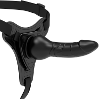 Fetish Submissive Silicone Strap-On Black 16 cm Realistic