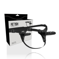 Fetish Submissive Silicone Strap-On Realistic - Black 15 cm