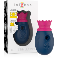 Intense Clit Stimulator 10 Licking And Suction Frequencies Blue