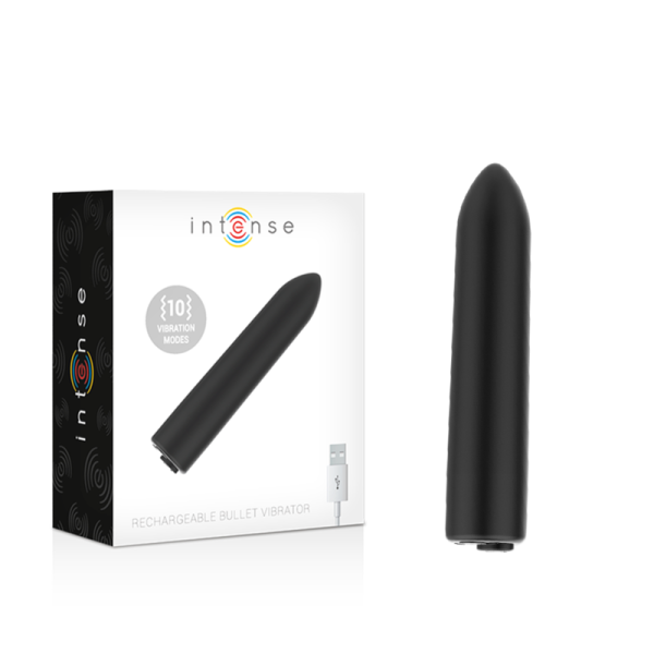 Intense Geschoss Vibrator Schwarz