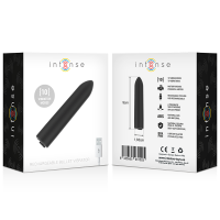 Intense Geschoss Vibrator Schwarz