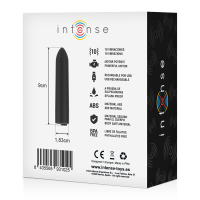 Intense Geschoss Vibrator Schwarz