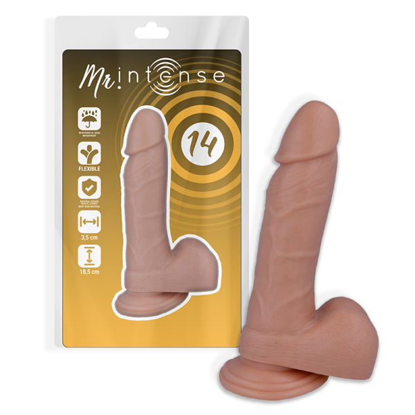 Intense realistic penis diameter 3.8 cm