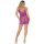 Leg Avenue Daisy Crochet Mini Dress One Size - Purple