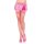 Nylon Knee Highs - Pink - OS