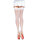 Leg Avenue Sheer Backseam Stockings White - One Size