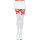 Leg Avenue Nylon Thigh Highs With Bow White / Red - One Size