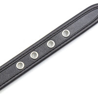 OHMAMA Handschellen mit Lederriemen Schwarz