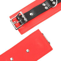 Ohmama Wrist cuffs with buckle red black