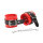 Ohmama Wrist cuffs with buckle red black