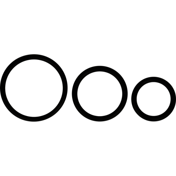 Ohmama 3 silicone rings for penis and testicles