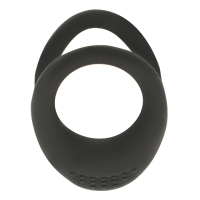 OHMAMA doppelter Silikonring 3,5 cm und 4,5 cm schwarz