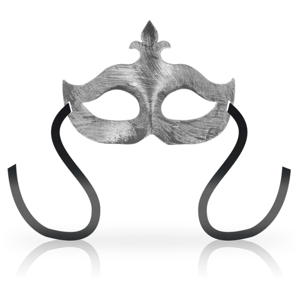 OHMAMA Fleur de Lis mask silver