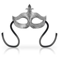 OHMAMA Fleur de Lis Maske Silber