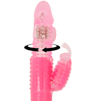 OHMAMA Vibraor rotierend mit Rabbit Rosa