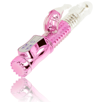OHMAMA Vibrator rotierend mit Klitoris Stimulator pink