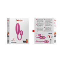 Ominder Denver Vibrating Egg Pink 7 x 2,7 cm Free App