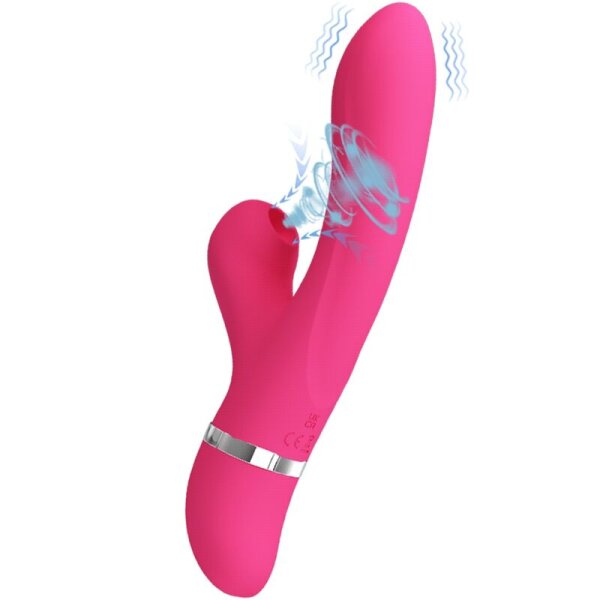 Pretty Love Willow Klitoris-Saughasen G-Punkt Vibrator pink