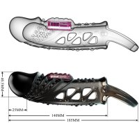 Pretty Love Cecelia penis sleeve with vibration black