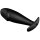 Pretty Love silicone anal plug penis design with 12 vibration black 3 cm