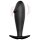 Pretty Love silicone anal plug penis design with 12 vibration black 3 cm