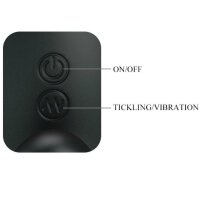 Pretty Love Anal Plug mit Prostatamassage und Vibration schwarz