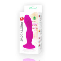 Pretty Love realistischer Anal Plug mit Saugnapf pink