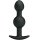 Pretty Love silicone anal plug with balls black 2,6 cm