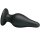 Pretty Love Silikon Anal Plug mit Saugnapf schwarz 5,5 cm