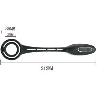 Pretty Love Anal Plug mit Vibration und Penis / Hoden Ring schwarz