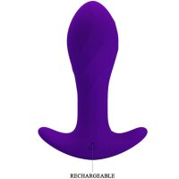 Pretty Love Anal Plug mit 12 Vibration lila