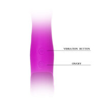 Pretty Love Angelo double dildo for couples purple 18,7 cm