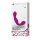 Pretty Love Angelo double dildo for couples purple 18,7 cm