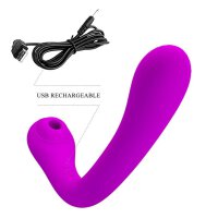 Pretty Love Alex G-spot and clitoris suction vibrator pink