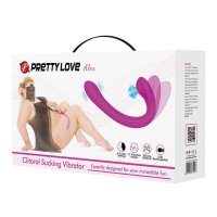 Pretty Love Alex G-spot and clitoris suction vibrator pink