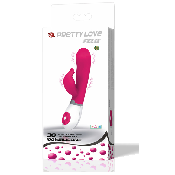 Pretty Love Flirtation Felix Vibrator pink