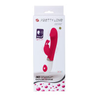 Pretty Love Flirtation Gene Rabbit-Vibrator pink