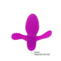 Pretty Love Flirtation Fitch vibrator with clitoral stimulation pink