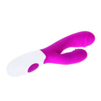 Pretty Love Flirtation Andre Mini Vibrator with clitoral stimulation pink