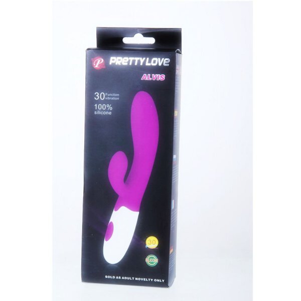 Pretty Love Flirtation Alvis vibrator with clitoris stimulation pink