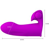 Pretty Love Maxwell finger vibrator pink