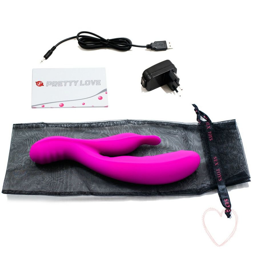 Pretty Love Highgrade Bliss Vibratot with clitoral stimulation pink, 81,95