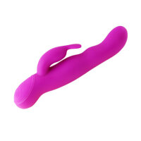 Pretty Love Hale vibrator with clitoral stimulation pink