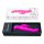 Pretty Love Hale vibrator with clitoral stimulation pink