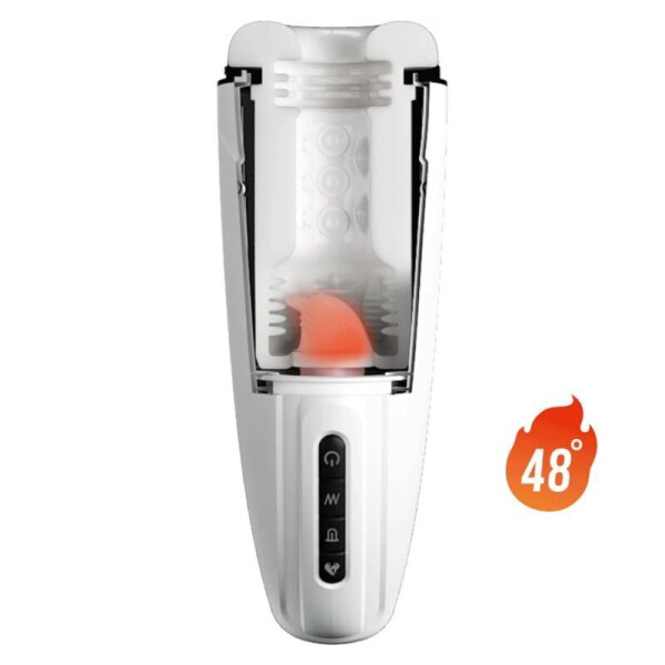 Pretty Love Marissa masturbator with vibration, heat function, sextalk and leak function white