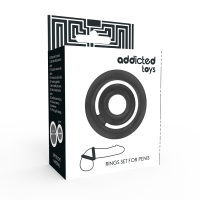 Addicted Toys Potenz C-Ring Penis Black