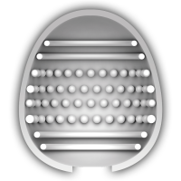 Jamyjob Egg Masturbator Black Version Discrett